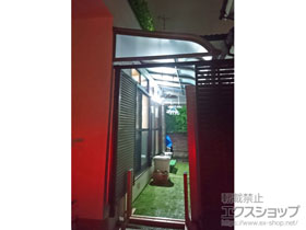 のテラス屋根 パワーアルファ RB型 テラスタイプ 連棟 積雪〜30cm対応 施工例