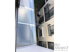 バルコニー屋根 ヴェクターテラス F型 屋根タイプ 単体 積雪〜20cm対応 施工例