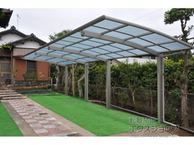 のカーポート レイナポートグラン 縦連棟　積雪〜20cm対応 施工例