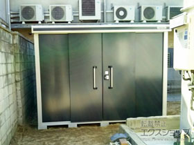 の物置・屋外倉庫 エルモ 一般型 2920×2920×2116　≪LMD-2929≫ LMD-2929-SM 施工例