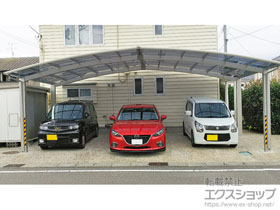 のカーポート レイナトリプルポートグラン　積雪〜20cm対応 施工例