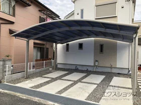 YKKAPのカーポート レイナツインポートグラン　積雪～20cm対応 施工例