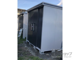の物置・屋外倉庫 エルモ 一般型 2570×2220×2357 LMD-2522H-SM 施工例