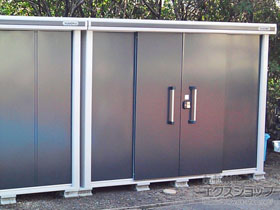 の物置・屋外倉庫 エルモ 一般型 2,920×2570×2116（LMD-2925） LMD-2925-SM 施工例