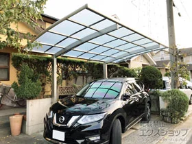 YKKAPのカーポート レイナポートグラン　積雪～20cm対応 施工例