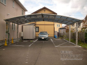 のカーポート レイナトリプルポートグラン　積雪〜20cm対応 施工例