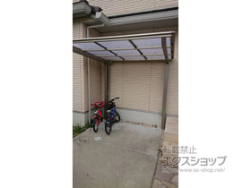 のサイクルポート・駐輪場 ネスカFミニ (フラットスタイル) 積雪〜20cm対応 施工例