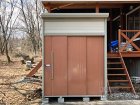 の物置・屋外倉庫 Mr.トールマンダンディ 多雪型 結露減少型 2016×1590×2570 JN-SZ2015-T 施工例