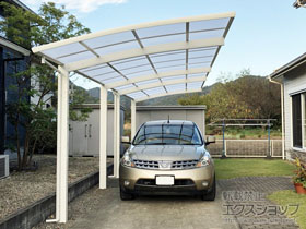 のカーポート レイナポートグラン 縦連棟　積雪〜20cm対応 施工例