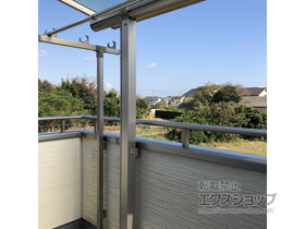 のバルコニー・ベランダ屋根 ヴェクターテラス F型 屋根タイプ 単体 積雪〜20cm対応 施工例