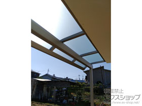 のバルコニー・ベランダ屋根 スピーネ R型 屋根タイプ 単体 積雪〜20cm対応 施工例