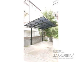 LIXIL(リクシル)のカーポート ネスカR (ラウンドスタイル) 積雪～20cm対応 施工例