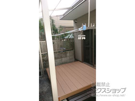 のテラス屋根 ヴェクターテラス R型 テラスタイプ 単体 積雪〜20cm対応 施工例