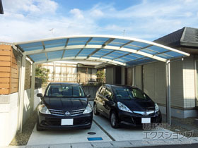 のカーポート レイナツインポートグラン　積雪〜20cm対応 施工例