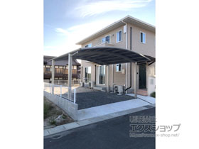 のカーポート プレシオスポート ワイド 積雪〜20cm対応 施工例