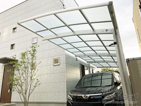 のカーポート レイナポートグラン 縦連棟　積雪〜20cm対応 施工例