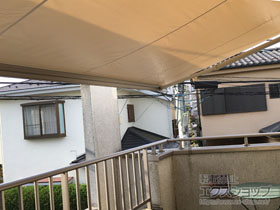 のオーニング・日よけ 彩風 あやかぜ C型 手動式 施工例