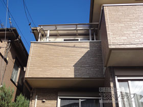 のバルコニー・ベランダ屋根 ヴェクターテラス R型 屋根タイプ 単体 積雪〜20cm対応 施工例