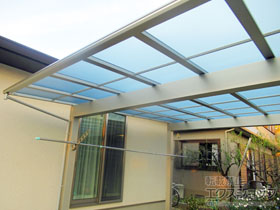 のカーポート エフルージュ トリプル 積雪〜20cm対応 施工例