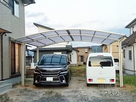 YKKAPのカーポート レイナツインポートグラン　積雪～20cm対応 施工例