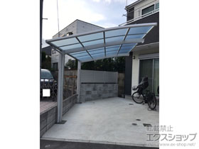 のカーポート ネスカR (ラウンドスタイル) 積雪〜20cm対応 施工例