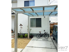 のカーポート エフルージュ ツイン 積雪〜20cm対応 施工例