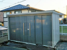 の物置・屋外倉庫 Mr.ストックマンダンディ 一般型 3600×1922×2110（ND-3619） ND-3619-J 施工例