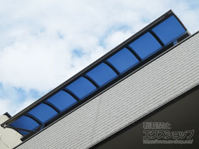 のバルコニー・ベランダ屋根 ヴェクターテラス R型 1500 屋根タイプ 単体 積雪〜50cm対応 施工例
