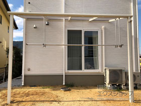 のテラス屋根 ヴェクターテラス F型 テラスタイプ 単体 積雪〜20cm対応 施工例