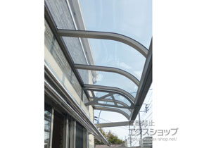 のバルコニー・ベランダ屋根 パワーアルファ RB型 ルーフタイプ 連棟 積雪〜30cm対応 施工例