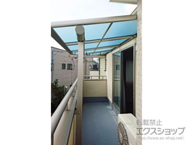 のバルコニー・ベランダ屋根 ヴェクターテラス F型 屋根タイプ 単体 積雪〜20cm対応 施工例