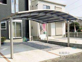 のカーポート プレシオスポート ワイド 積雪〜20cm対応 施工例