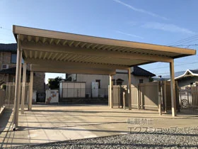 LIXIL ���N�V��(�g�X�e��)�̃J�[�|�[�g �e���I�X�|�[�gIII 1500 2��p �p��4�{�d�l �ϐ�`50cm�Ή� �{�H��