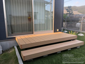 のウッドデッキ 樹ら楽ステージ 施工例