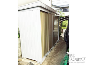 の物置・屋外倉庫 ネクスタ 一般型 3050×950×2020（NXN-29S） NXN-29S-MB 施工例