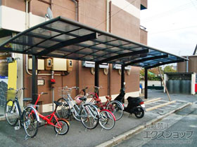 のカーポート プレシオスポート 積雪〜20cm対応/たて連用用セット 施工例