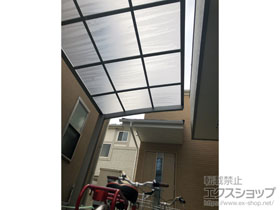 サイクルポート ネスカRミニ (ラウンドスタイル) 積雪〜20cm対応 施工例