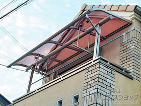 のバルコニー・ベランダ屋根 ヴェクターテラス R型 屋根タイプ 単体 積雪〜20cm対応 施工例