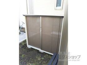 の物置・屋外倉庫 グランプレステージジャンプ 1488×650×1400 GP-156C-Ｔ-CB 施工例