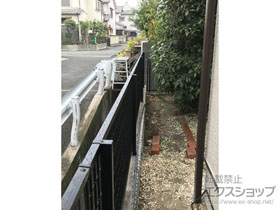 のフェンス・柵 バリューフェンス M1型 自由支柱 施工例