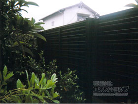 のフェンス・柵 カムフィX 9型+14N型 施工例