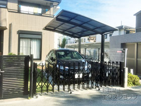 のカーポート ネスカR (ラウンドスタイル) 積雪〜20cm対応 施工例