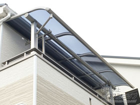 のバルコニー・ベランダ屋根 ヴェクターテラス R型 屋根タイプ 単体 積雪〜20cm対応 施工例