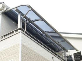 YKKAPのバルコニー屋根 ヴェクターテラス R型 屋根タイプ 単体 積雪～20cm対応 施工例