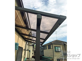 のバルコニー・ベランダ屋根 スピーネ F型 屋根タイプ 単体 積雪〜20cm対応 施工例