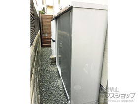 の物置・屋外倉庫 シンプリー 一般型 1740×515×1603（MJX-175D-P） MJX-175D-P-FS 施工例