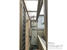 のテラス屋根 ヴェクターテラス F型 テラスタイプ 単体 積雪〜20cm対応 施工例