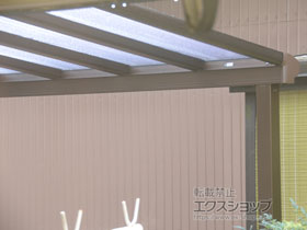 のテラス屋根 ヴェクターテラス F型 テラスタイプ 単体 積雪〜20cm対応 施工例