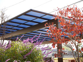 のカーポート エフルージュ トリプル 積雪〜20cm対応 施工例