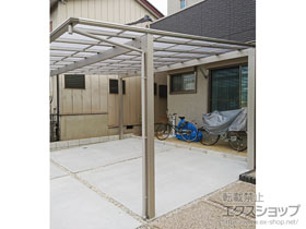 のカーポート エフルージュ ツイン 積雪〜20cm対応 施工例